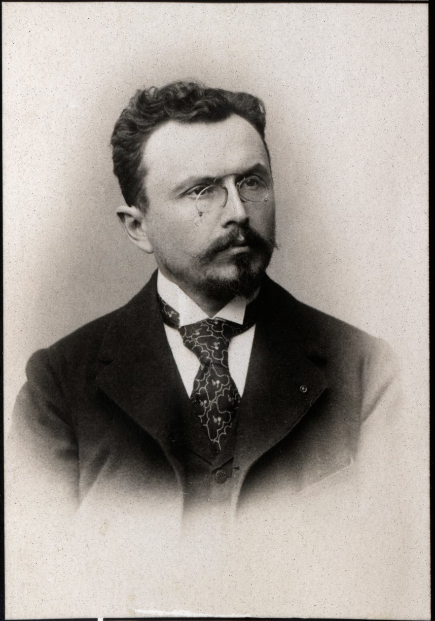 Gabriel Hanotaux (1853-1944), Fransız devlet adamı ve tarihçi portresi. by French Photographer