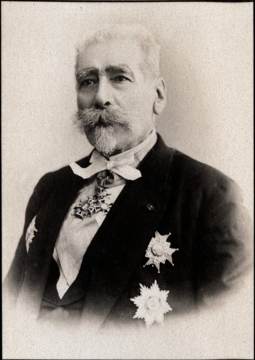General Francois Charles du Barail (1820-1902), Fransız tümgeneral ve politikacı portresi. by French Photographer