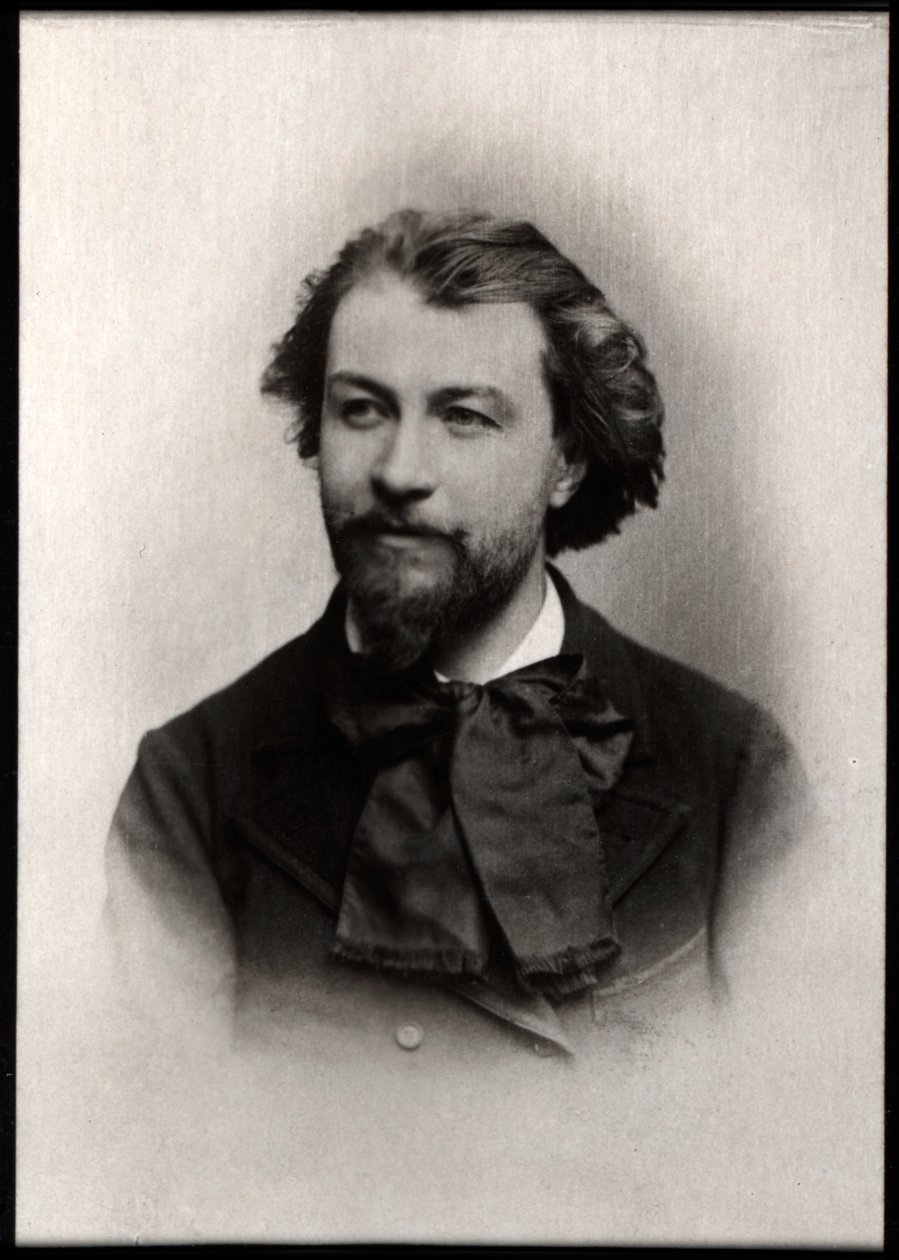 Gustave Charpentier (1860-1956), Fransız bestecinin portresi. by French Photographer
