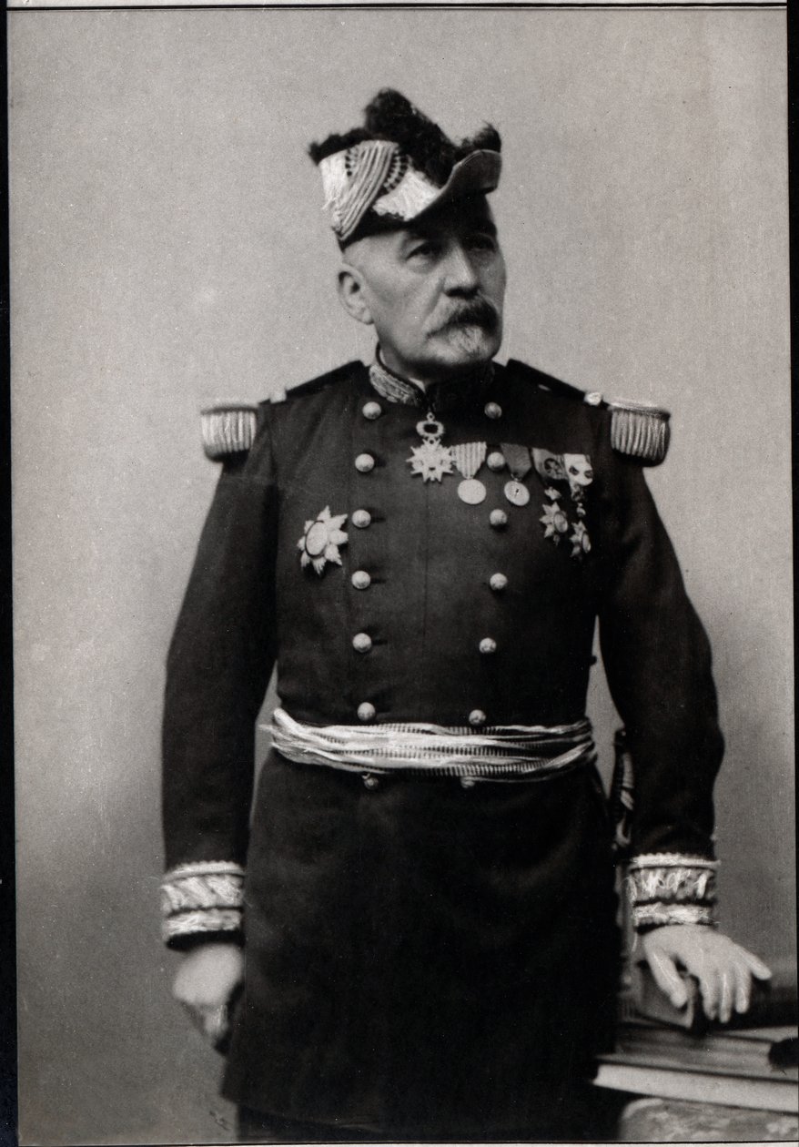 Jacques Charles Duchesne (1837-1918), Fransız generalin portresi. by French Photographer