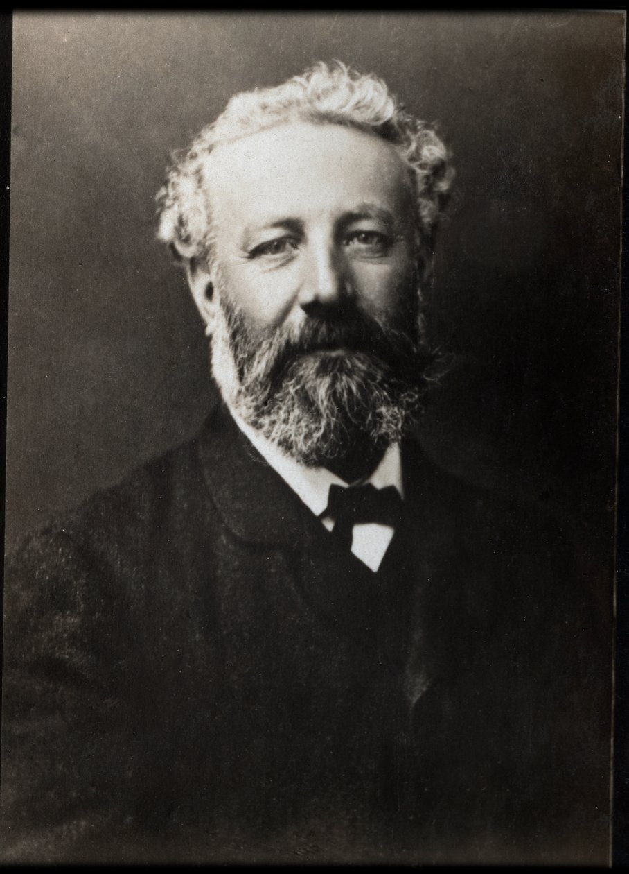 Jules Verne (1828-1905), Fransız yazar. by French Photographer