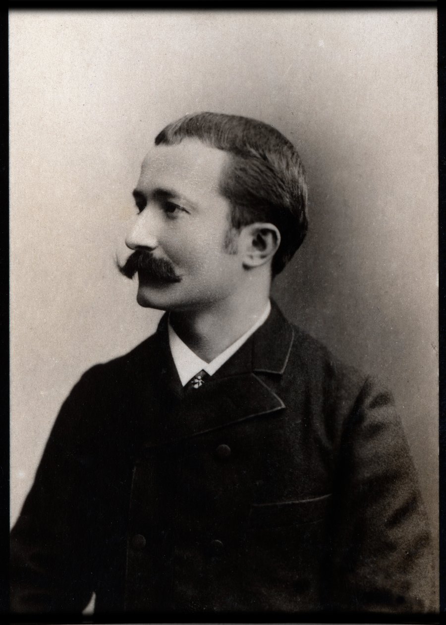 Louis Ganne (1862-1923), Fransız orkestra şefi ve bestecinin portresi. by French Photographer