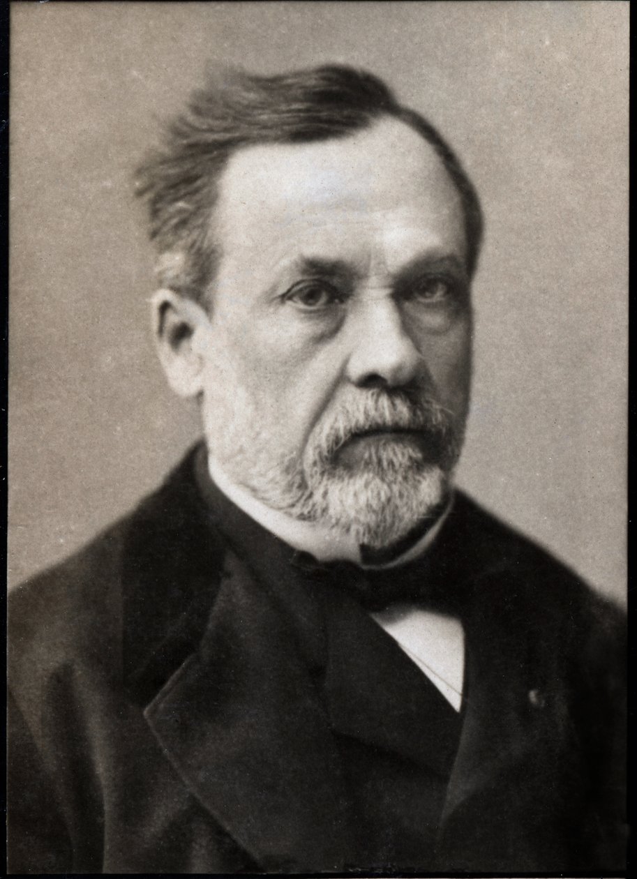 Louis Pasteur (1822-1895), Fransız kimyager ve mikrobiyolog portresi. by French Photographer