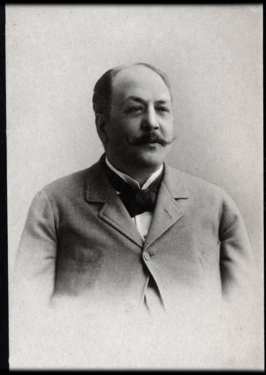 Louis Varney (1844-1908), Fransız bestecinin portresi. by French Photographer