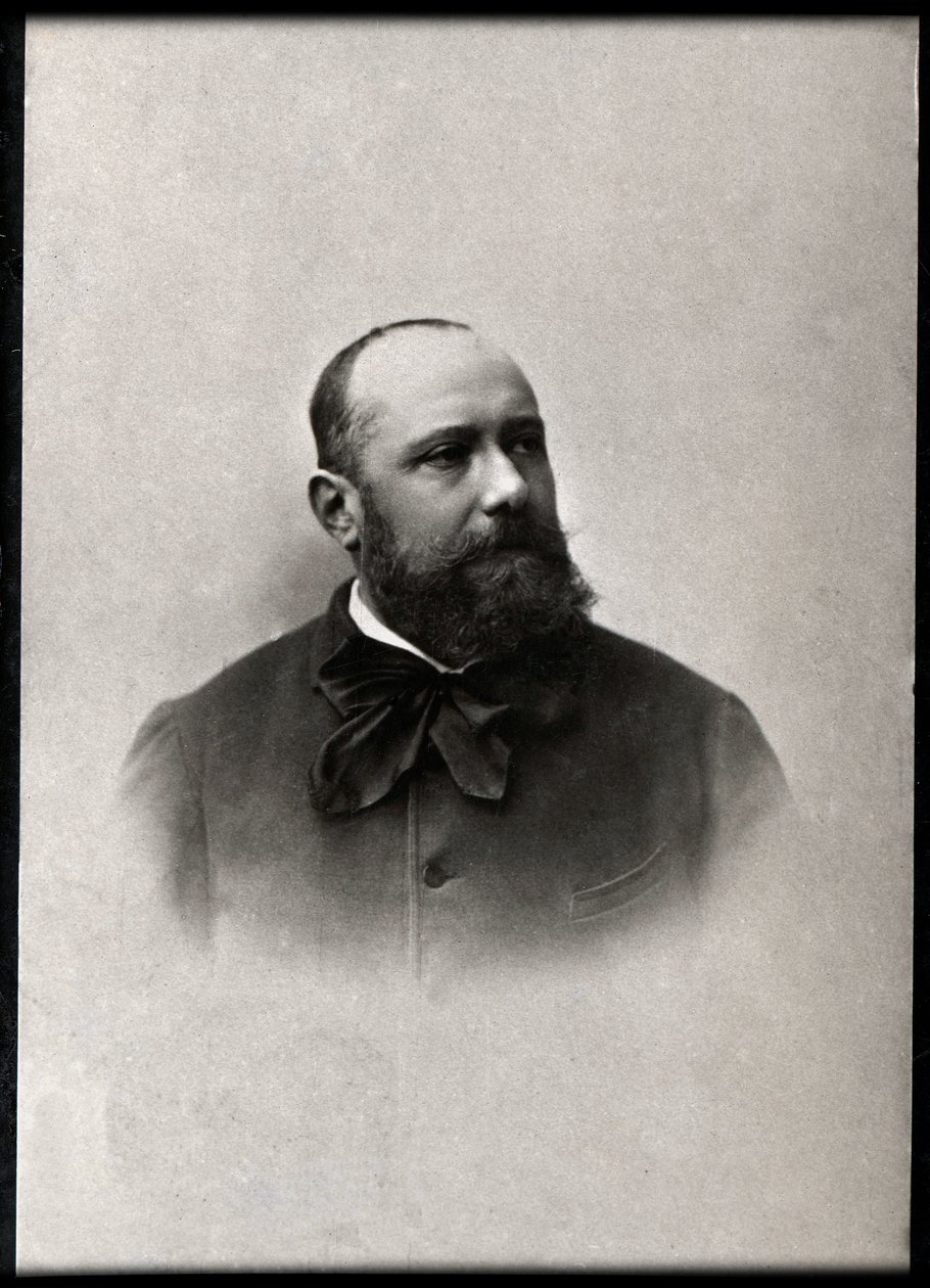Paul Armand Silvestre (1837-1901), Fransız şairin portresi. by French Photographer