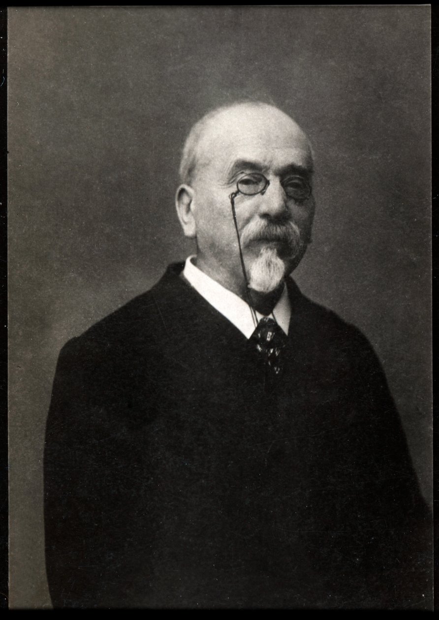 Victor Cherbuliez (1829-1899), Fransız romancı ve yazar portresi. by French Photographer