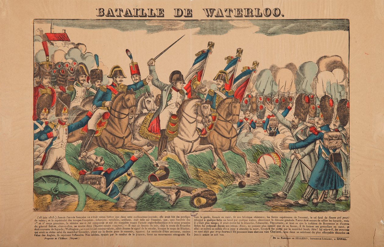 Waterloo Savaşı by French School