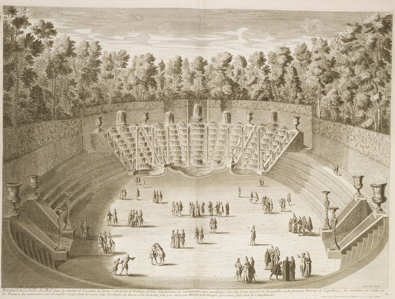 Balo Salonu Bosquet, Versay, c.1715 by French School