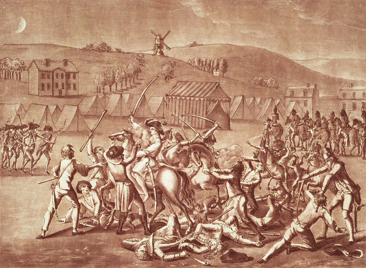 Grenelle Kampına Akşam Saldırısı, 23 Fructidor 4. Yıl (Ağustos 1796) by French School