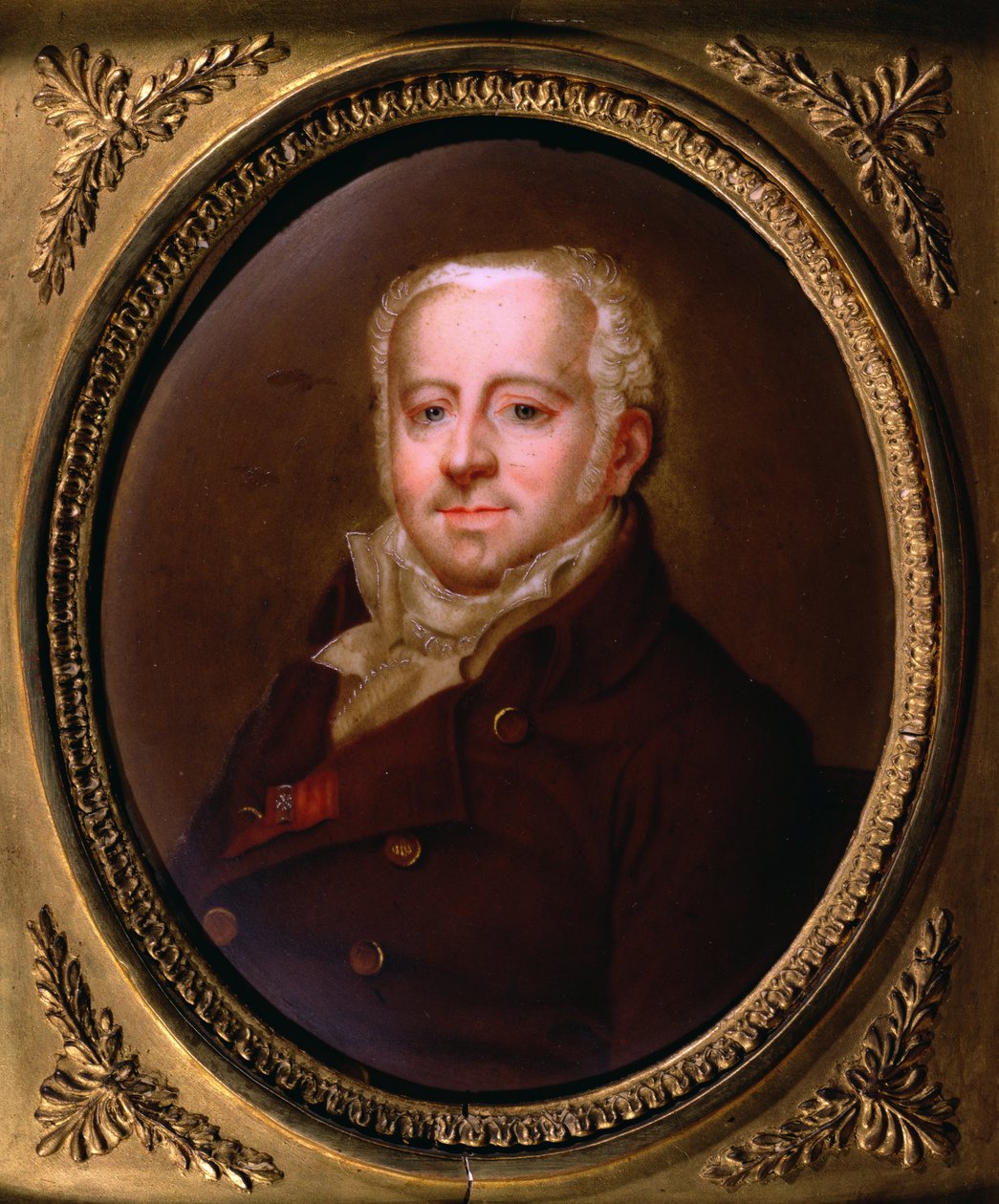 Jean-Nicolas Corvisart des Marets (1755-1821) (porselen üzerine yağlı boya) by French School