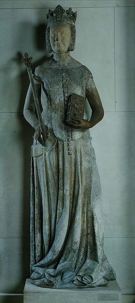 Jeanne de Bourbon (1338-77) 1365-80 (ayrıca bkz. 210385) by French School