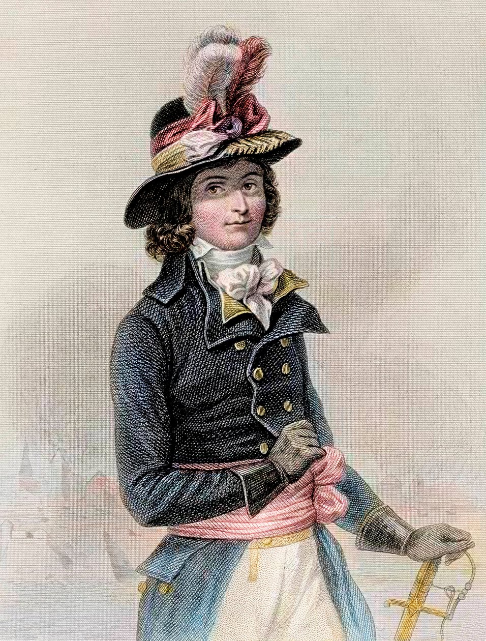 Louis Antoine Saint Just by French School