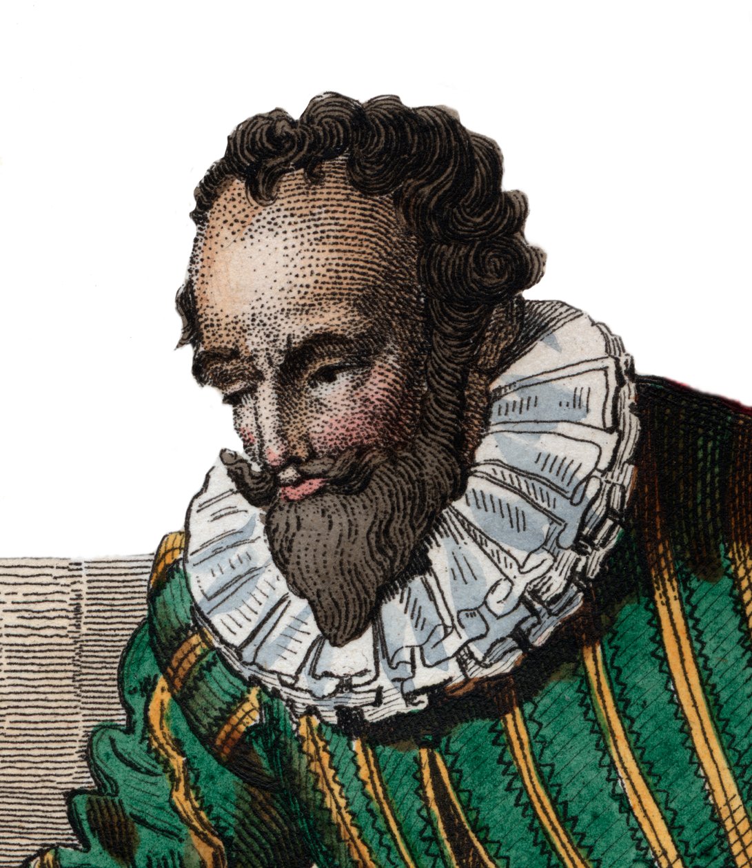 Francois de Malherbe (1555-1628), Fransız şair, eleştirmen ve çevirmen portresi. by French School