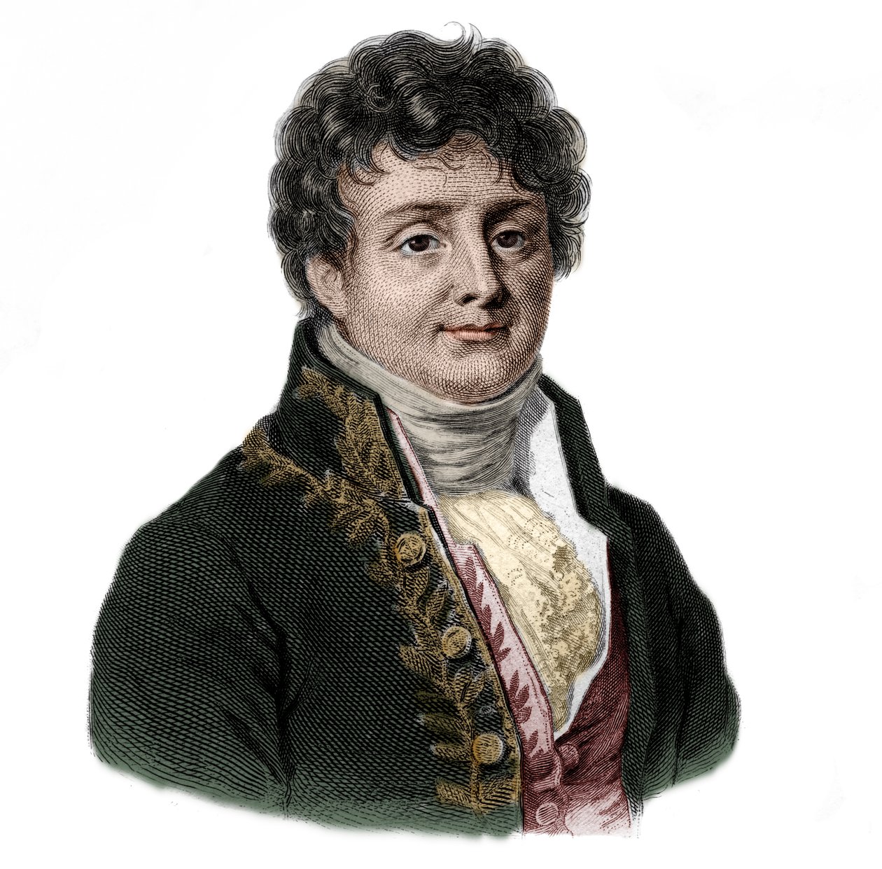 Joseph Fourier (1768-1833) Fransız matematikçi ve fizikçi portresi. by French School