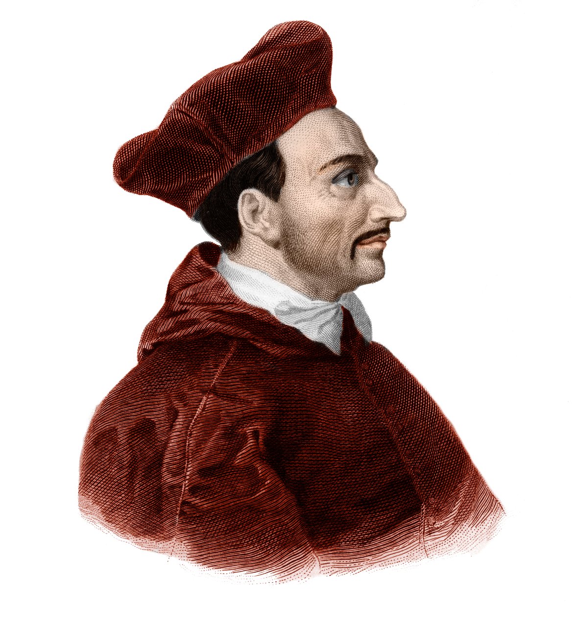 Saint Charles Borromee (1538-1584) kardinal başpiskoposunun portresi. by French School