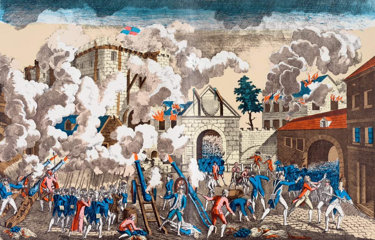 Bastille Baskını, 14 Temmuz 1789 by French School