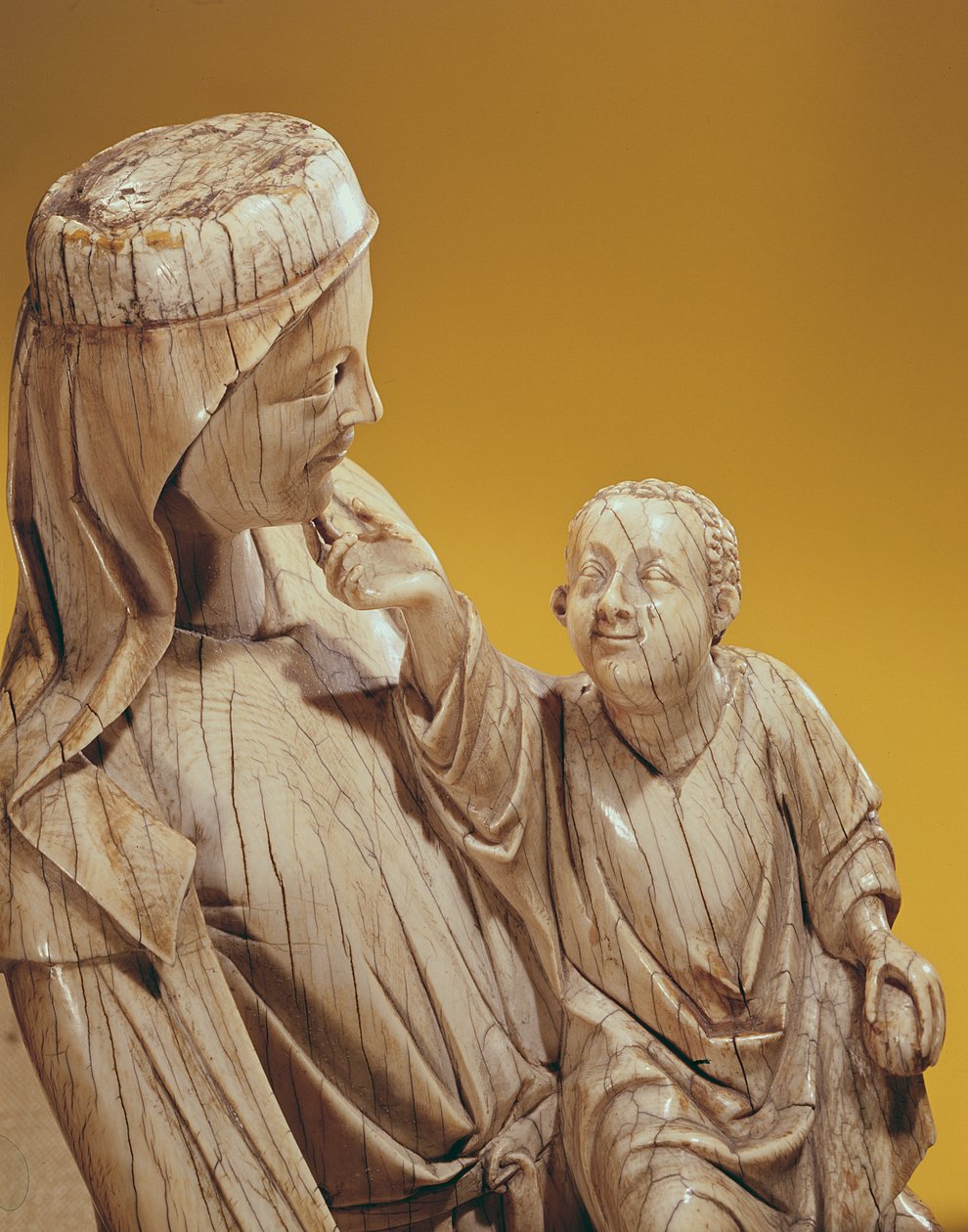 Bakire ve Çocuk, yaklaşık 1250 by French School