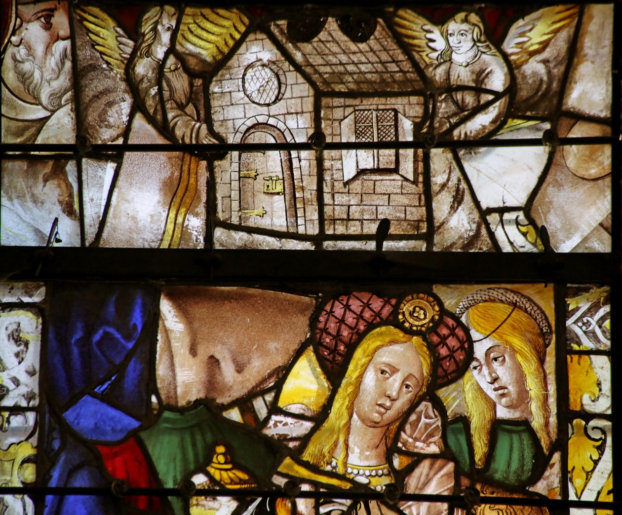Melekler tarafından taşınan Mary Magdalene (parçalı) ve La Maison de Lorette