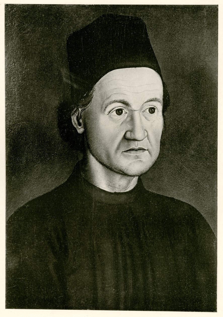 Johannes Geiler von Kaisersberg, 1884-90 (fototip) by German School