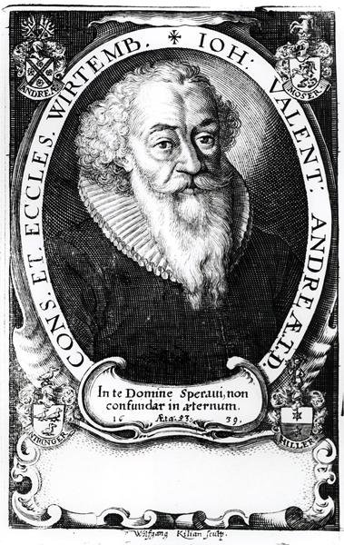 Wolfgang Kilian (1581-1662) 1639 tarafından oyulmuş Würtemburglu Johann Valentine portresi by German School