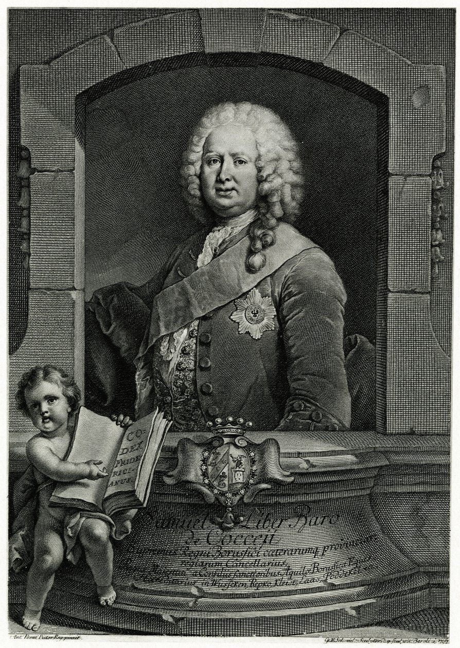 Samuel von Cocceji, 1884-90 (fototip) by German School