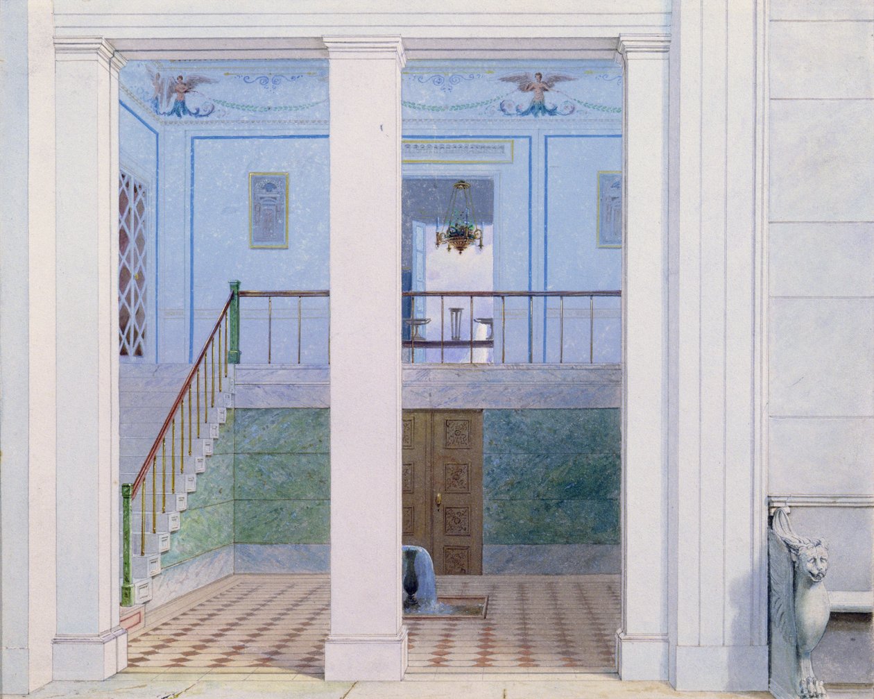 Giriş holü, 1829