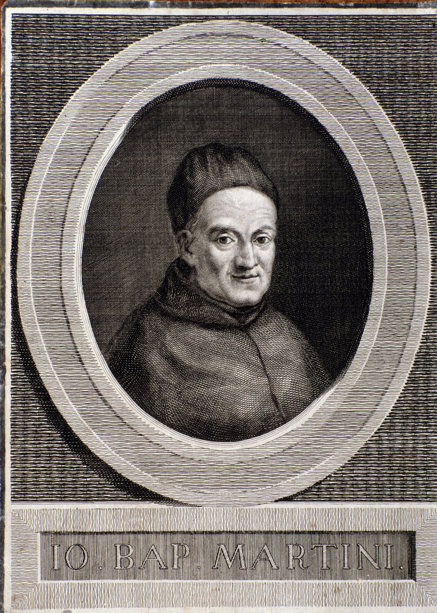 Giovanni Battista Martini (1706-1784) İtalyan besteci ve müzik kuramcısı portresi by Italian School