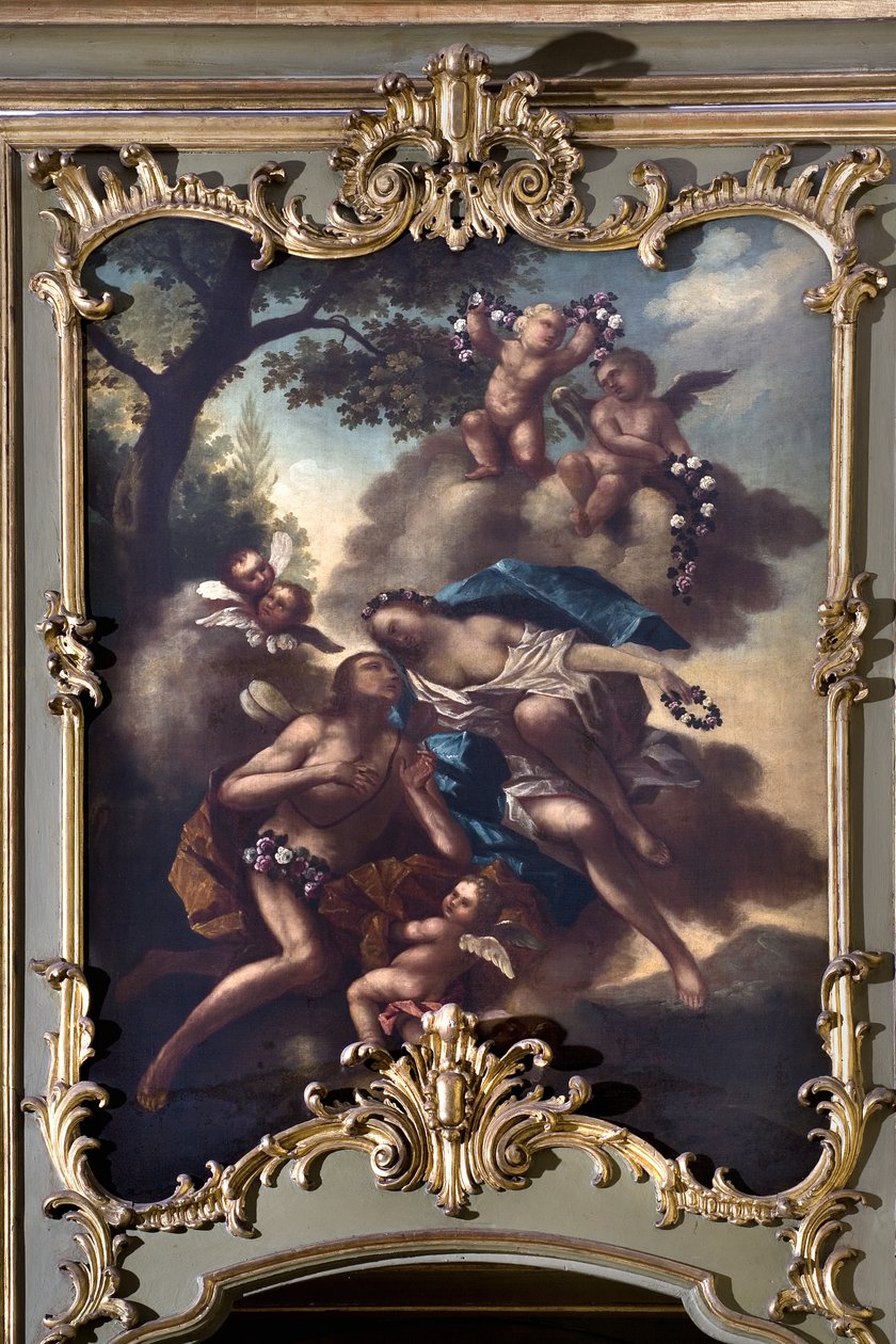 Zephir (zephyr) ve Flore (Kloris) by Italian School