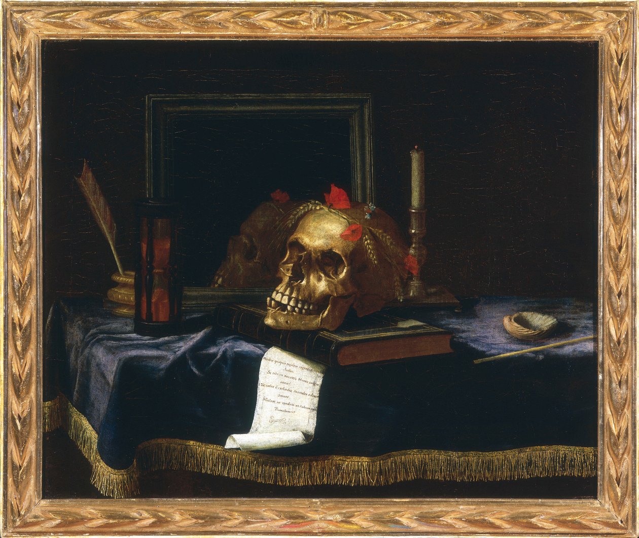 Memento Mori ile natürmort by Unknown