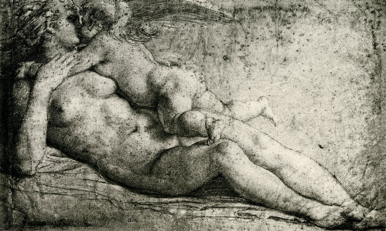 Venüs ve Aşk Tanrısı by 1509 66 Daniele da Volterra