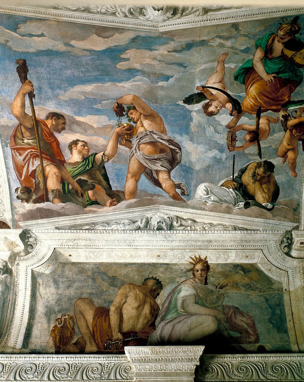Bacchus ve Icarus ile Plüton ve Ceres, 1560-62 by Paolo Veronese