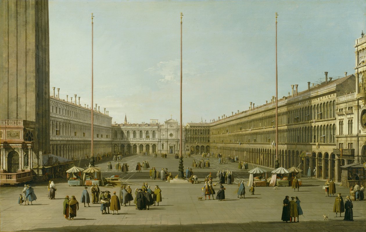 Piazza San Marco, c.1738-40 by Giovanni Antonio Canal