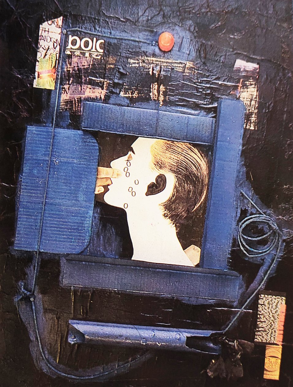 GC Riccardi, Sotto chiave, 1980, Tuval üzerine karışık teknik, 130x170, İtalya. by Gian Carlo Riccardi