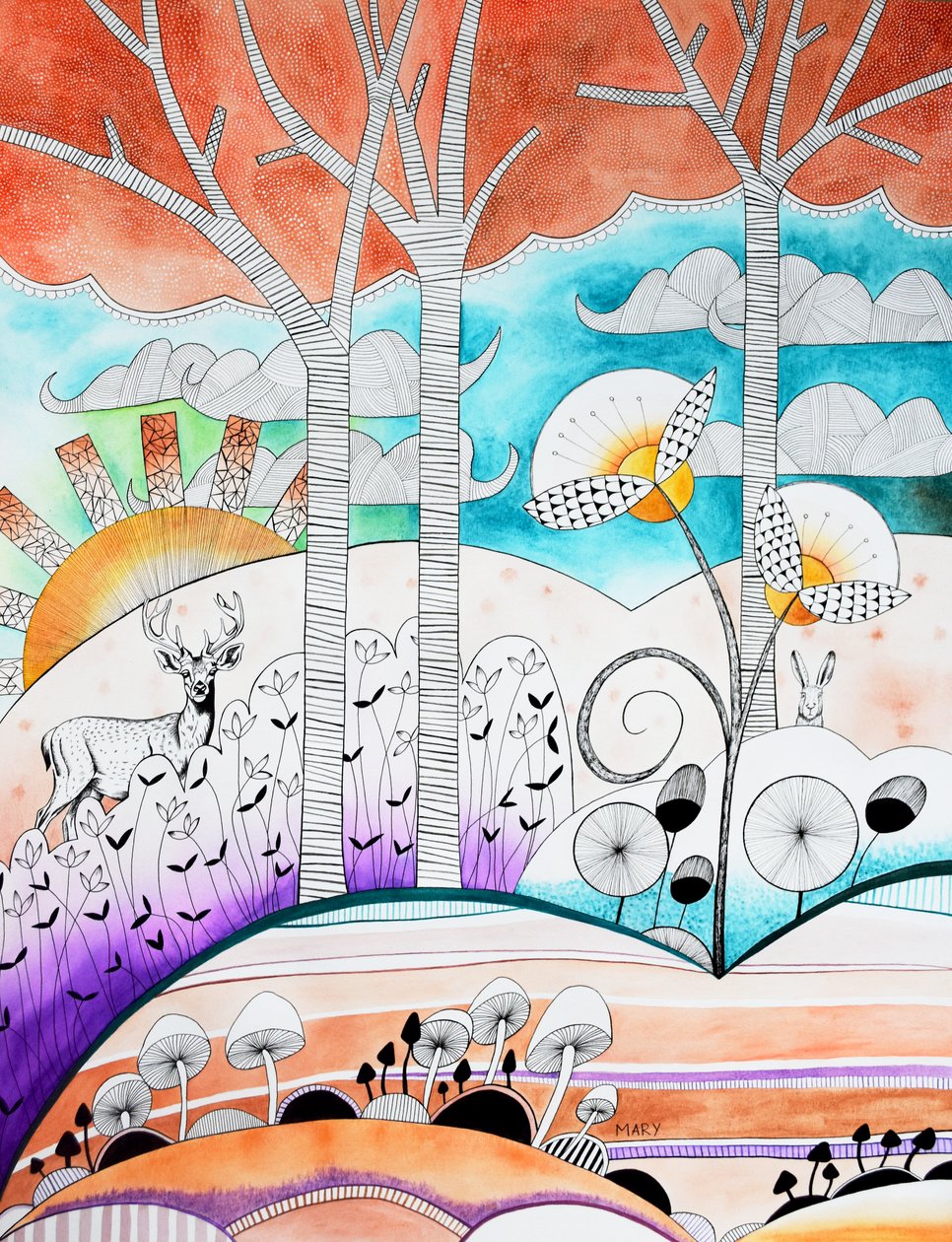  by Marys Watercolors