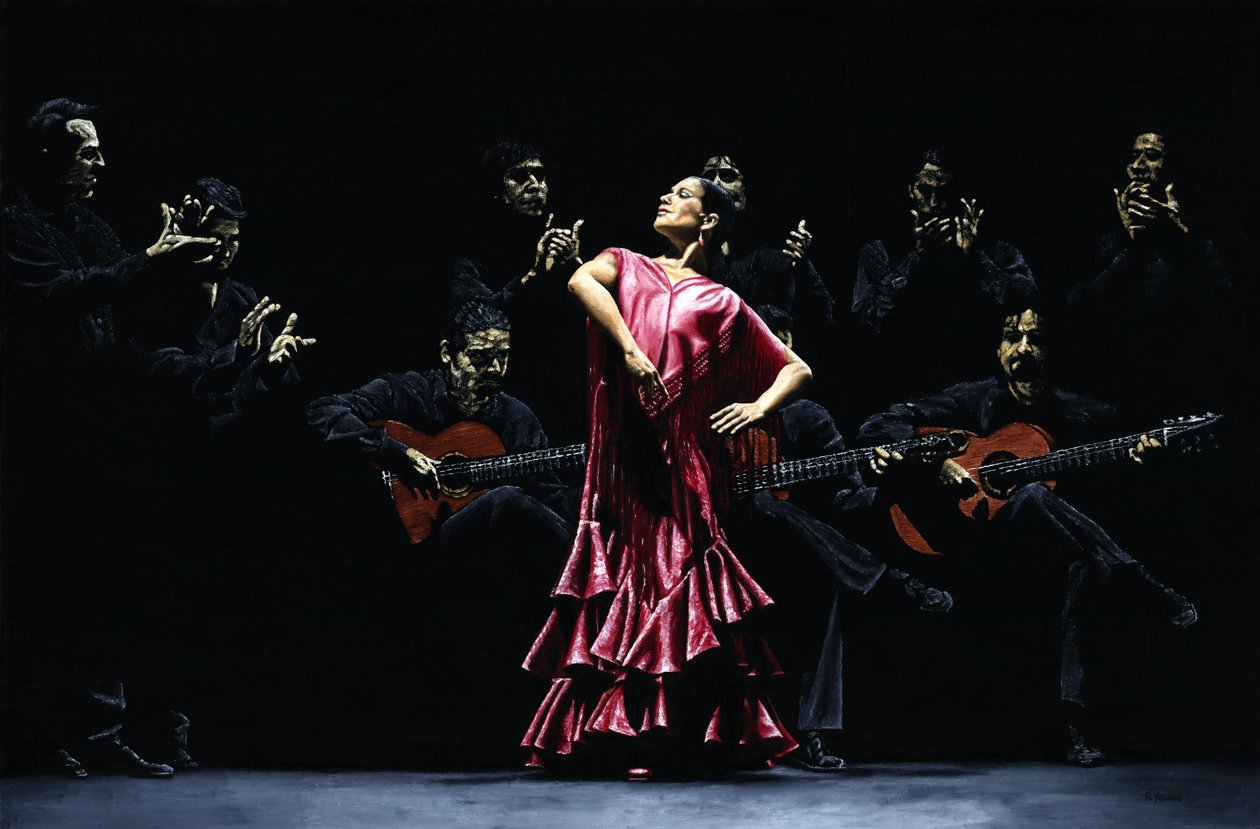 Gururlu Flamenko Dansçısı by Richard Young