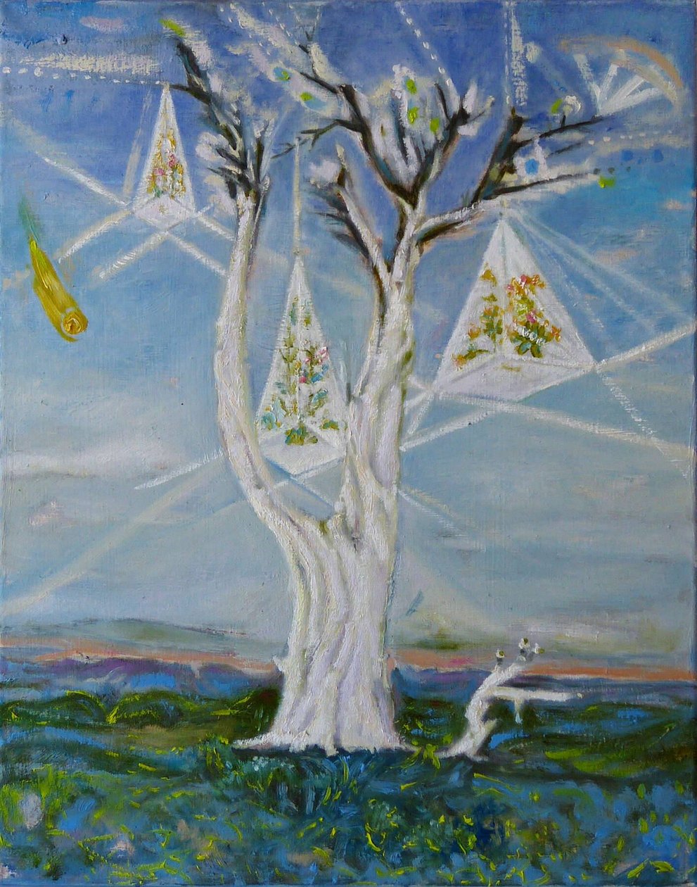 Beyaz ağaç by Elzbieta Goszczycka