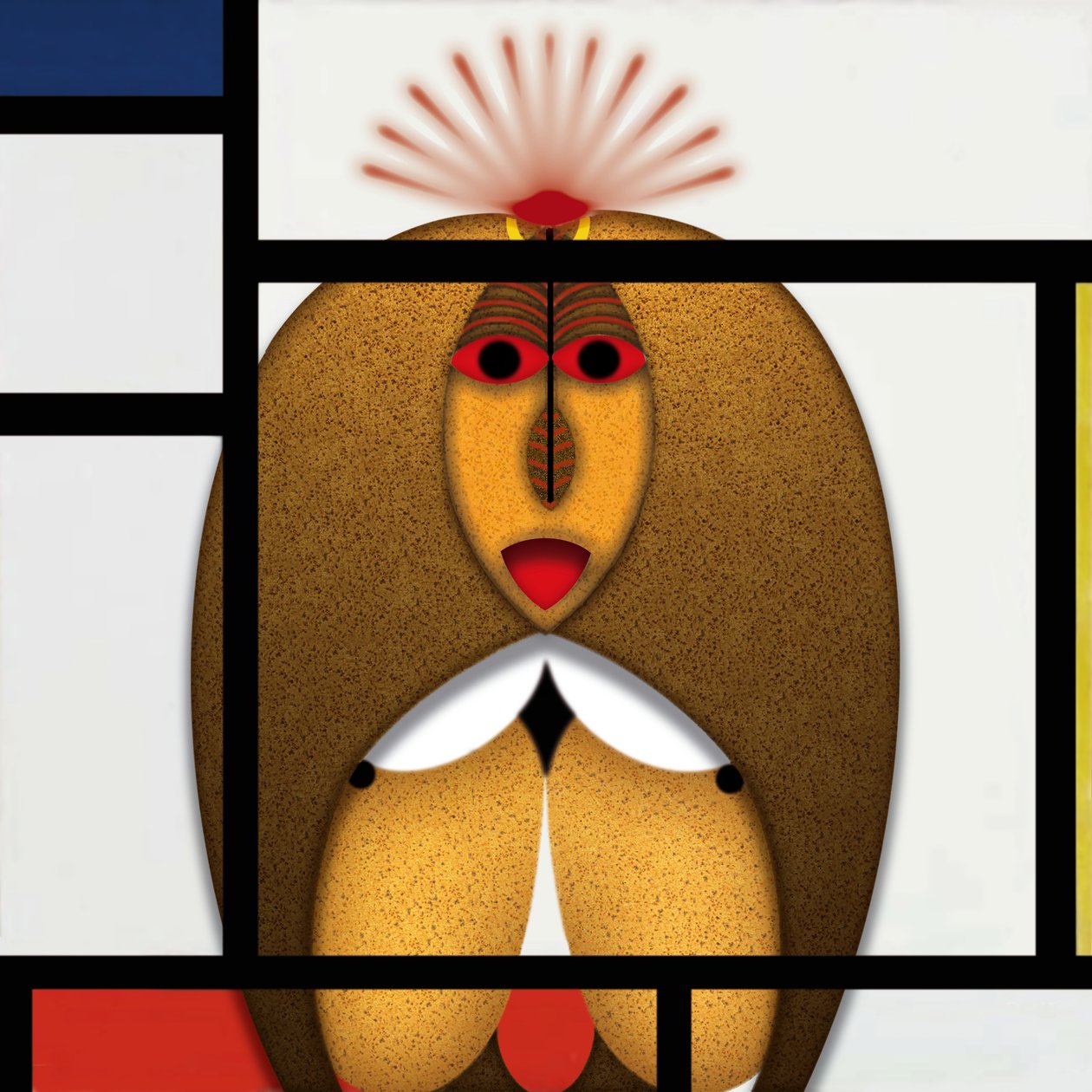 Lockdown (XI) - (aus der Serie Animal Rationale) by Alexander Eibach