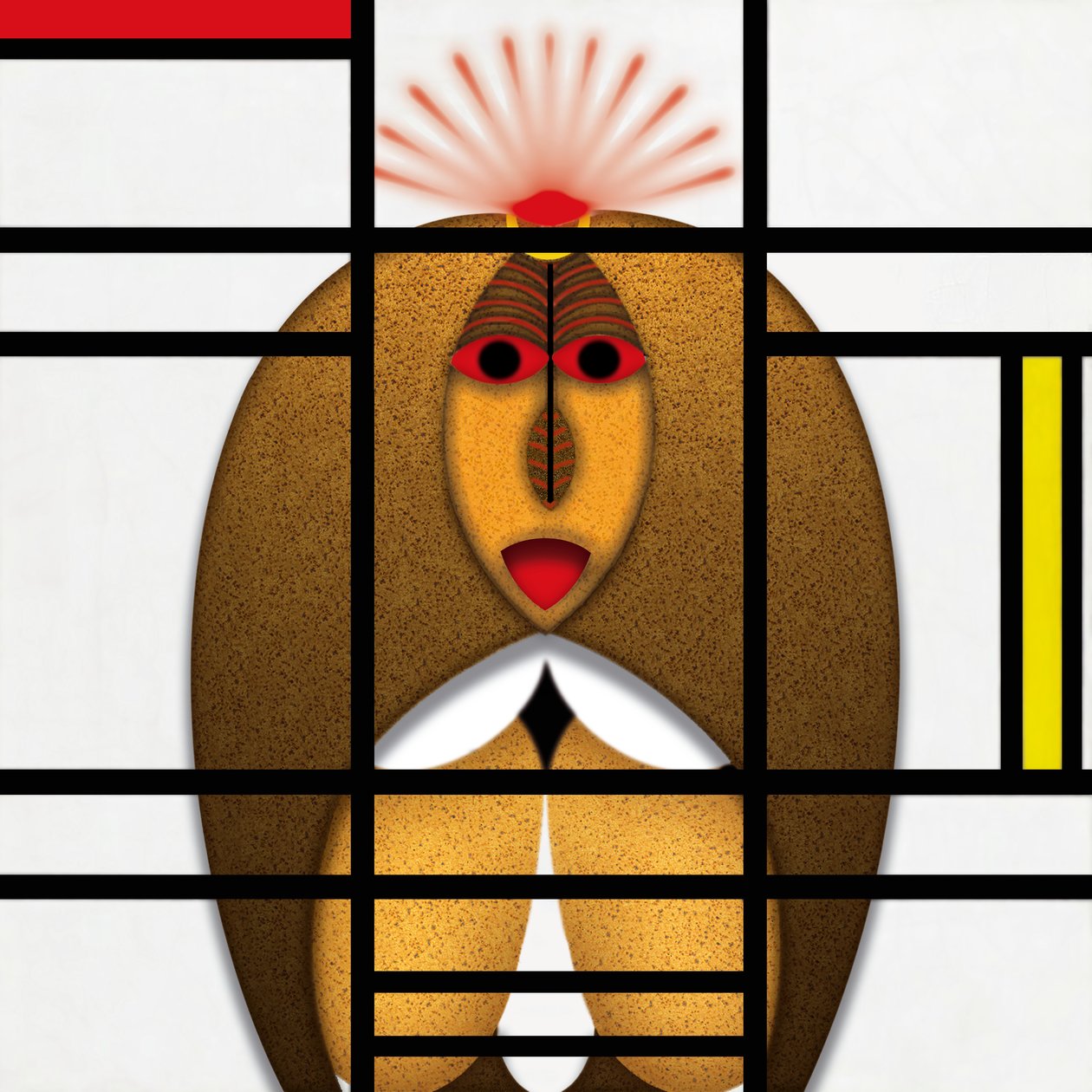 Lockdown (XII) - (aus der Serie Animal Rationale) by Alexander Eibach