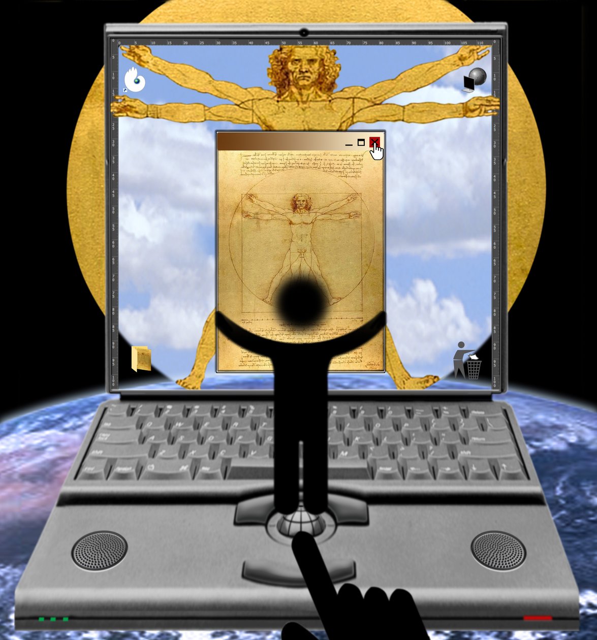 İnsan ya da dairenin karesi (Windows serisinden) by Alexander Eibach