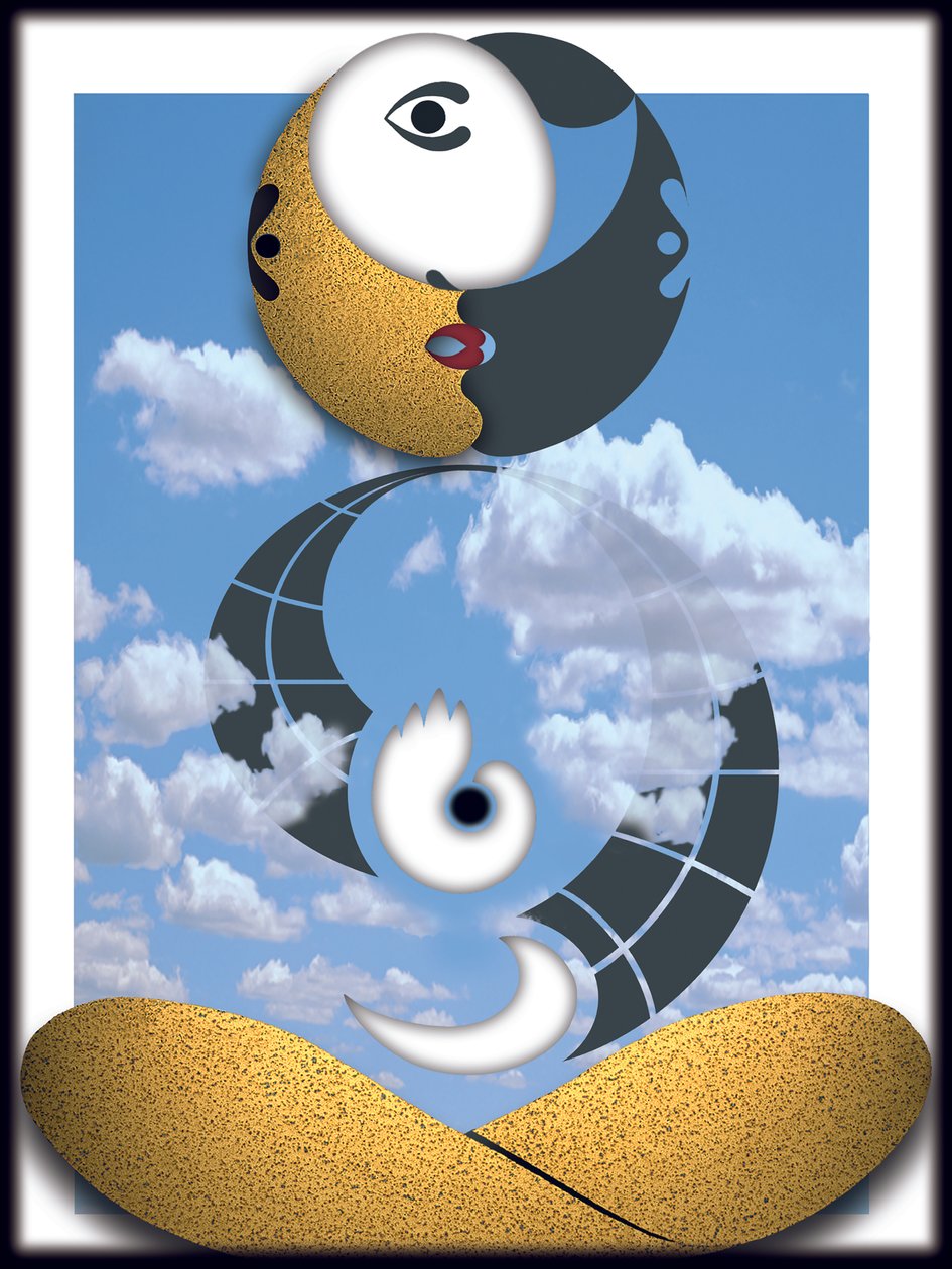 Vor-Bild (III) (aus der Serie Prinz Vogelfrei) by Alexander Eibach
