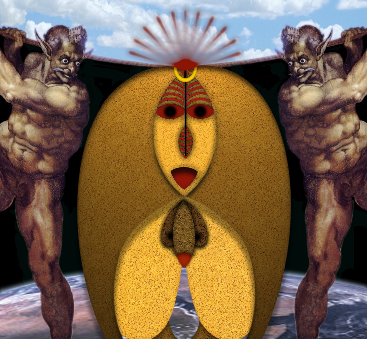 Schwierige Überfahrt (II) (aus der Serie Anima Dannata) by Alexander Eibach