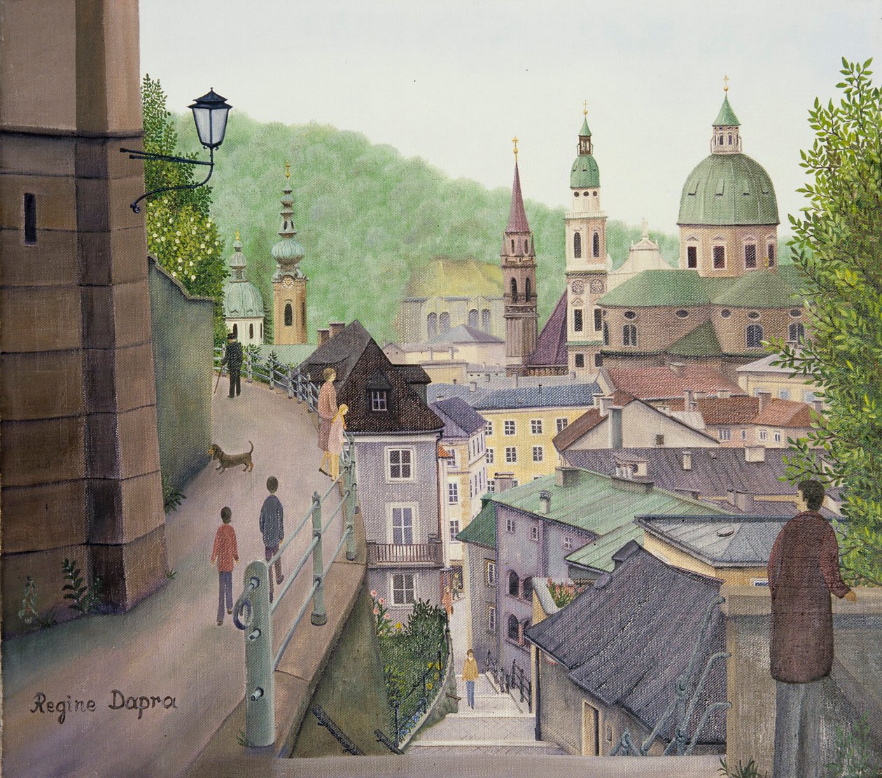 Nonnbergstiege by Regine Dapra