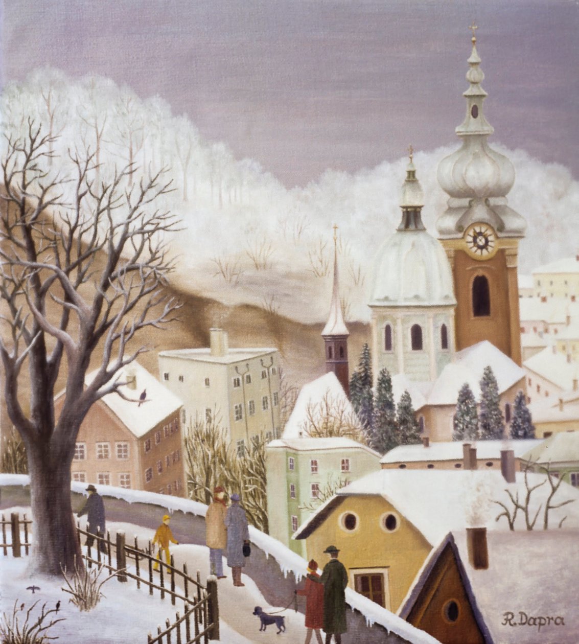 Kış aylarında Festungsgasse by Regine Dapra