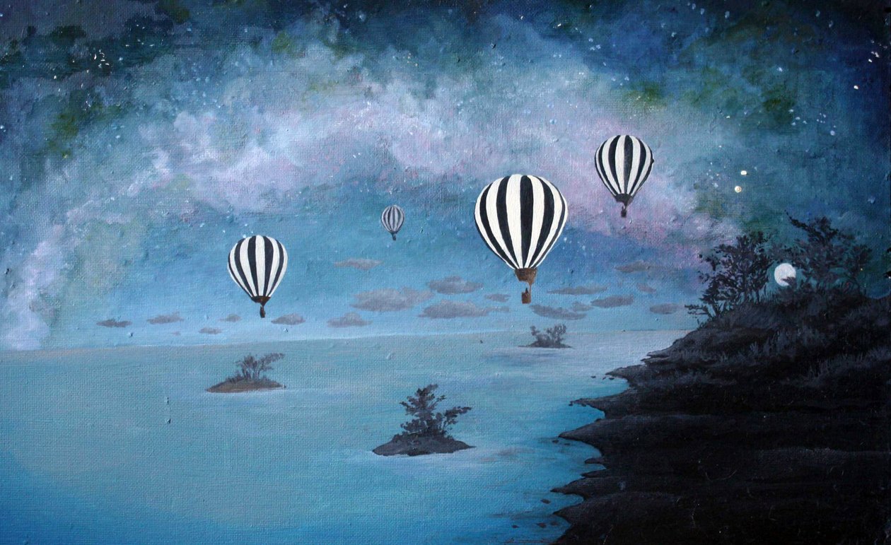 Gece uçuşu by Elzbieta Goszczycka