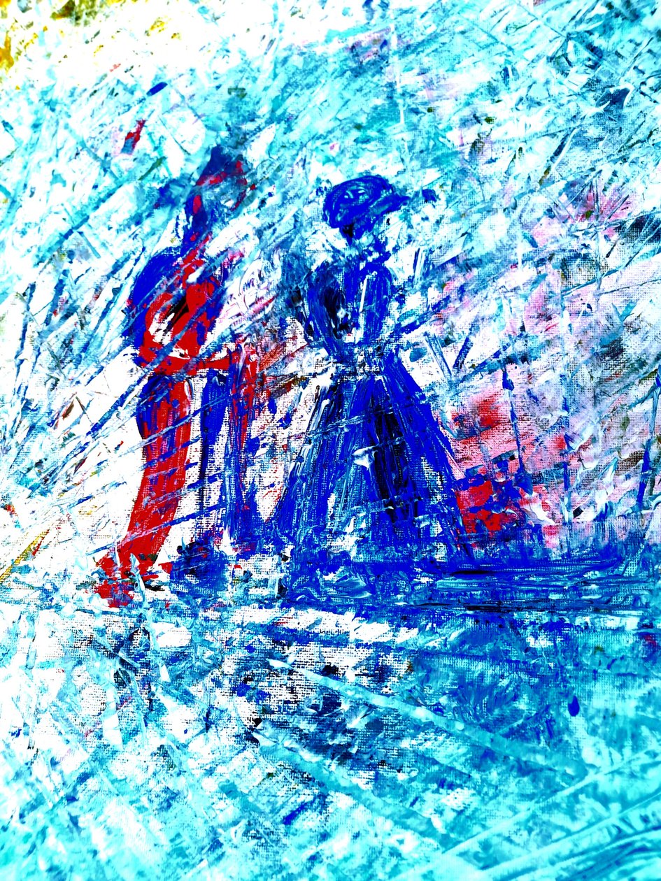 Skitour by Margareta Uliarte