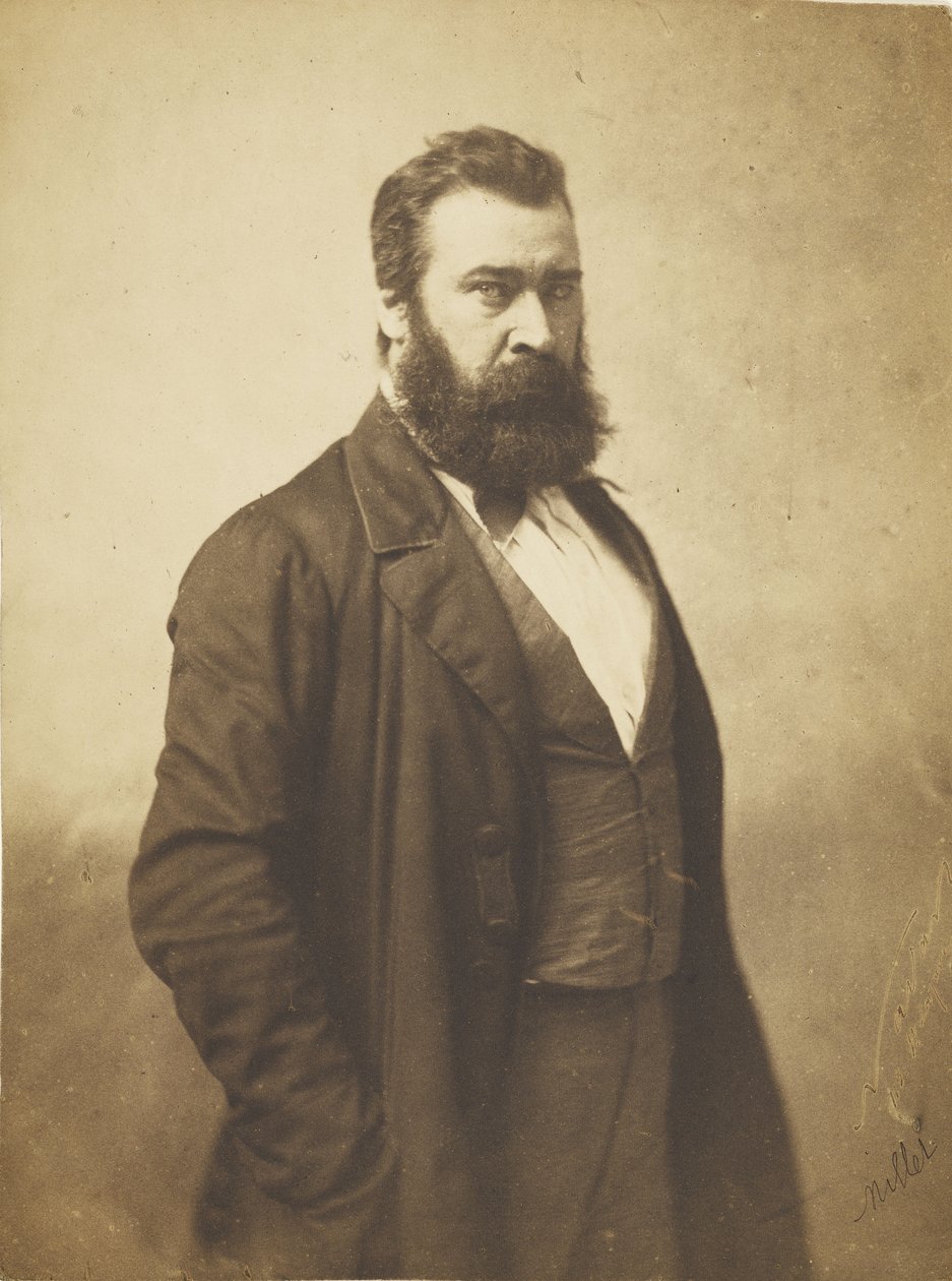 Jean-François Millet, 1856-58 (cam negatiflerden tuzlu kağıt baskılar) by Nadar