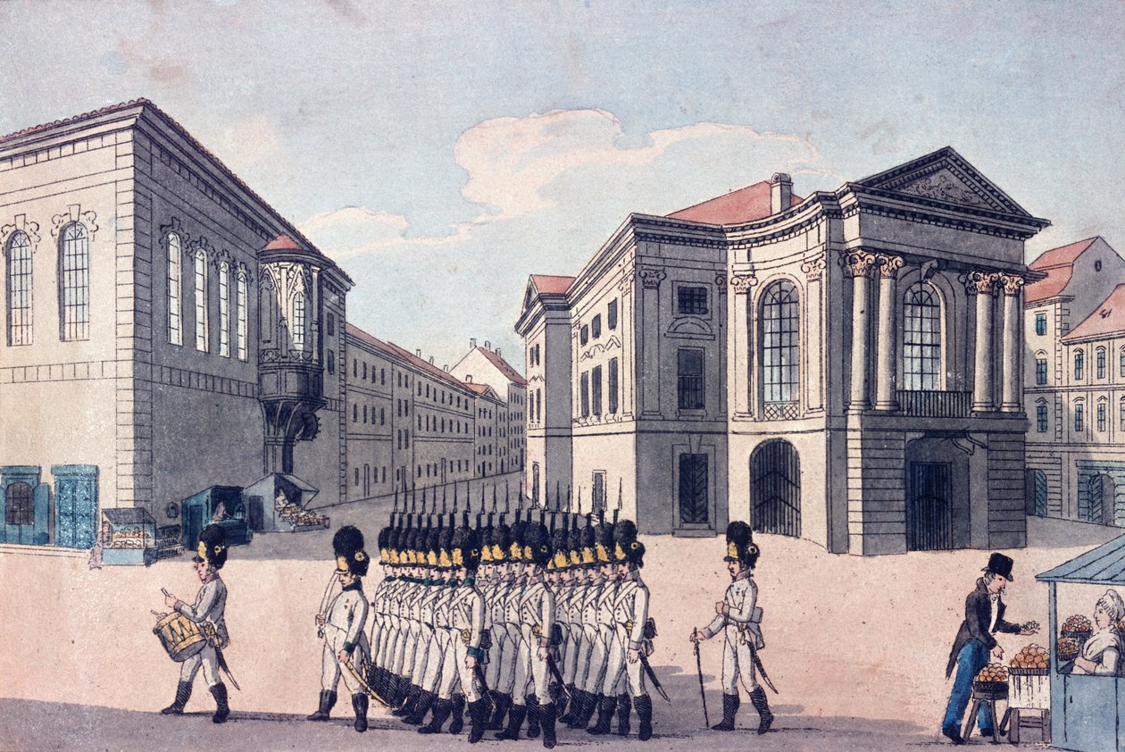 Estates Tiyatrosu, Prag, c.1810 by A. and Berka, Johann Gustav
