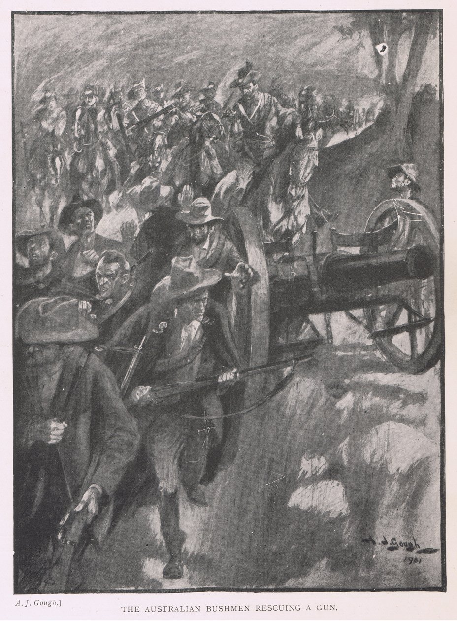 Avustralyalı bushmen bir silah kurtarmak by A. J. Gough