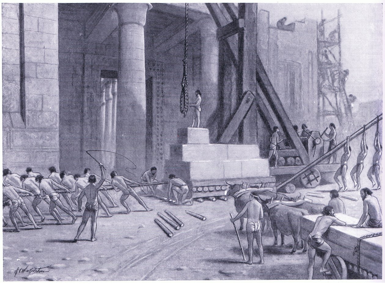 Fenikeli ustalar Süleyman için bir tapınak inşa ediyor by A.C. Weatherstone