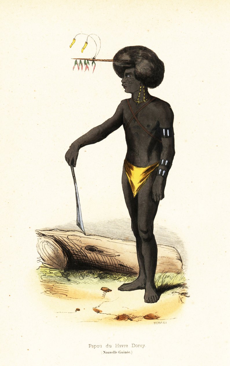 Dory Harbour, Batı Papua Papua adam by AC AC